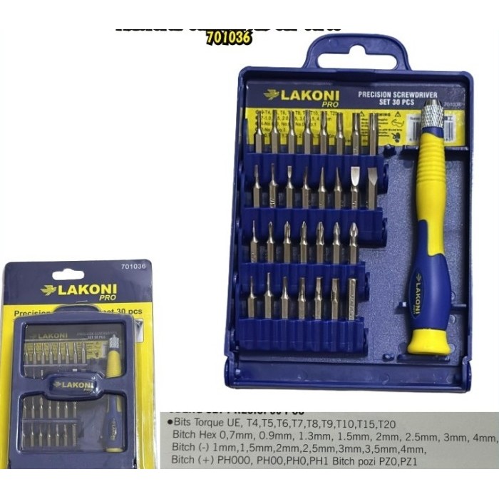 Jetjo TOOLS Precision Screwdriver Set 30 Pcs Material Crv Quality ...