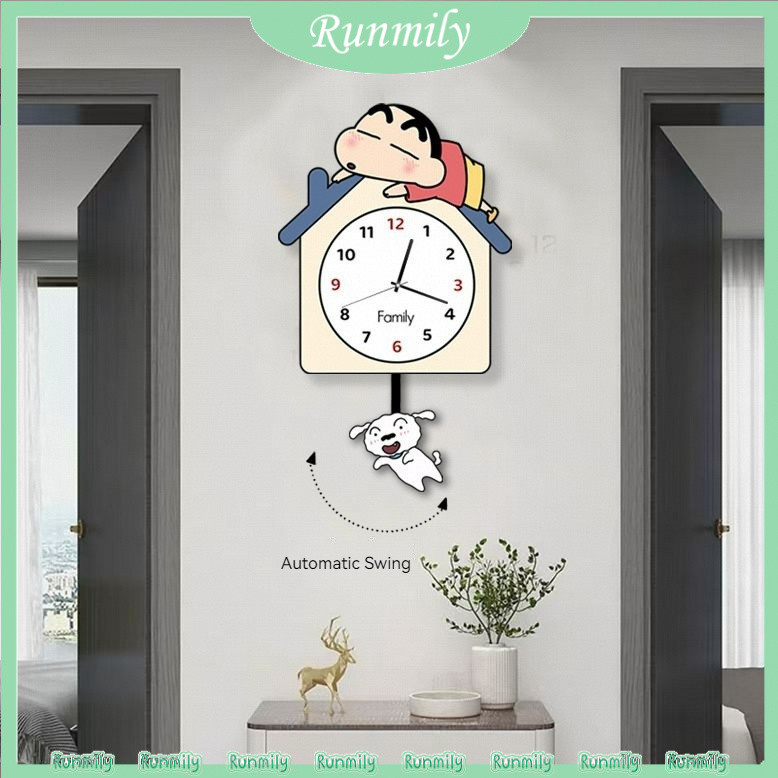 Crayon Shinchan Swing Clock For Dining Room Wall Painting Decor No ...
