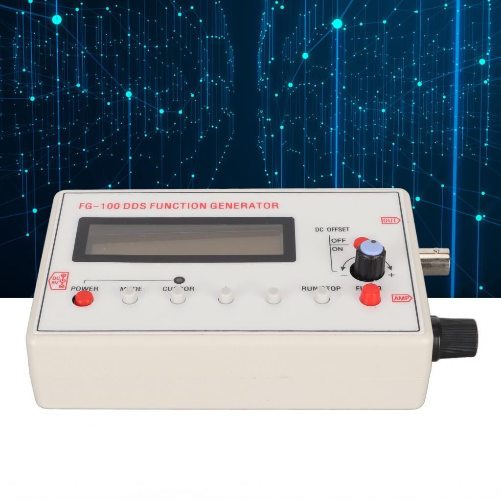 USB DDS Function Signal Generator 1Hz-10MHz - Sine/Triangle/Square Wave Generator With PC Software Control