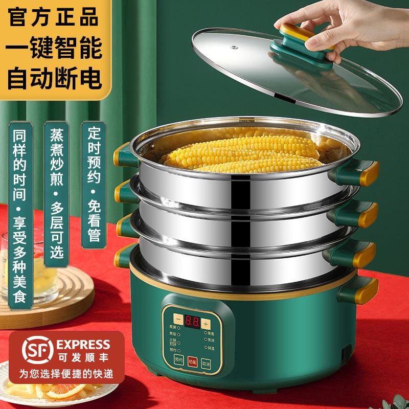 [48H Shipping] Electric Steamer Multi-Functional Household Electric Pot ...