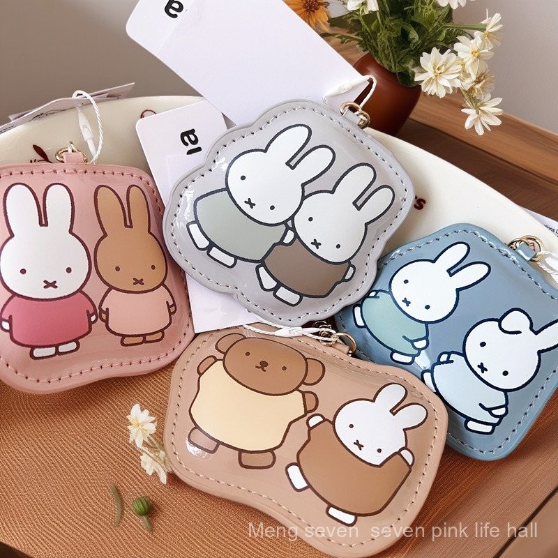 Japanese Style miffy Miffy Keychain Cartoon Cute PU Key Pendants Bags ...