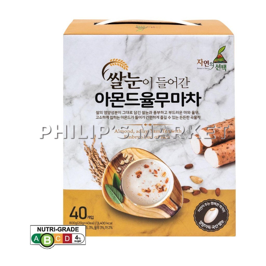 N-Choice Almond Adlay Yam Tea (40 sachets) | Shopee Singapore