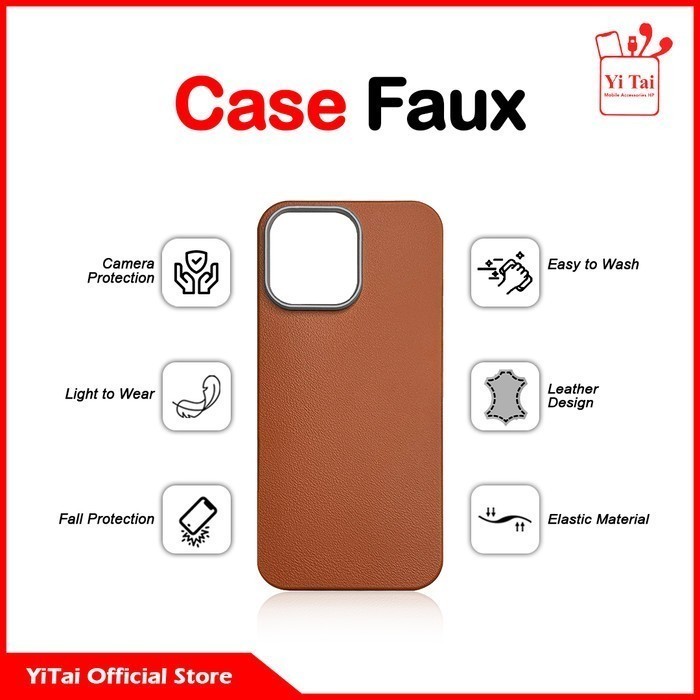 YI TAI - YC68 Case Faux Realme XT 2 Pro C1 C31 C33 C35 C51 C53 C55 C63 C65 C67 C75 C75X Narzo 50i Prime 50A Prime N53 Note 50 70 80 4G