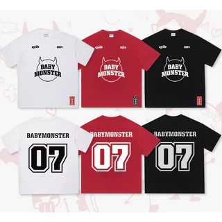 babymonster JERSEY ジャージ T シャツ 白 babymonster JERSEY ジャージ T シャツ 白 Babymonster Official