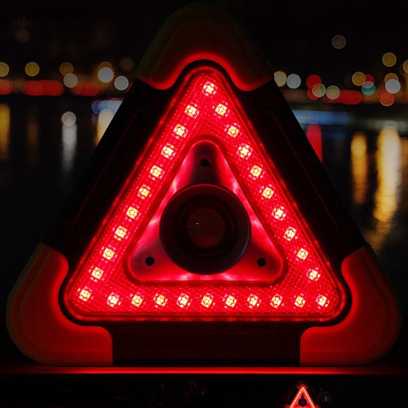 WHE 30W Multifunction Car Breakdown Emergency Safety Triangle Stop Sign ...