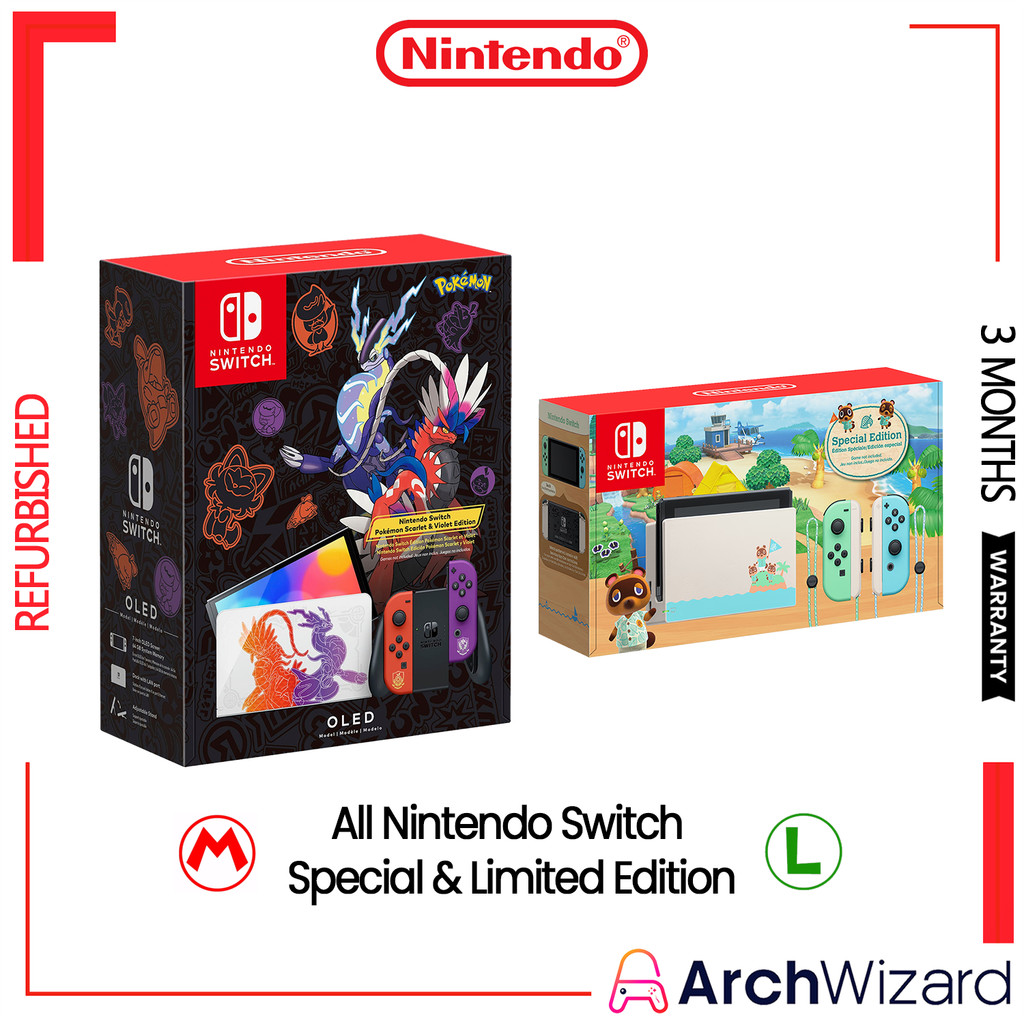 Nintendo Switch Console Special Edition (Refurbished, Nintendo