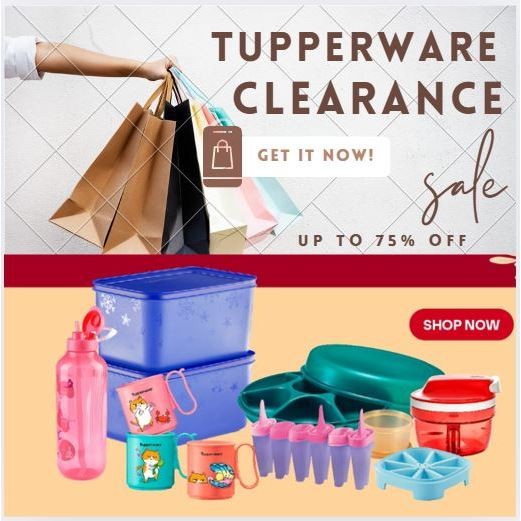 Tupperware Stock Clearance Cheap Price All New | Shopee Singapore