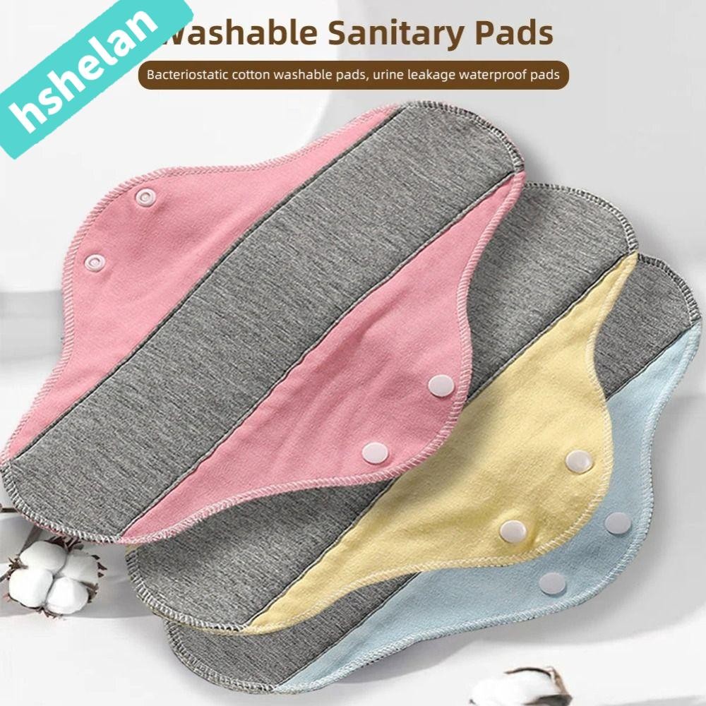 HSHELANXB Adult Diaper, Reusable Cotton Menstrual Cloth Sanitary ...