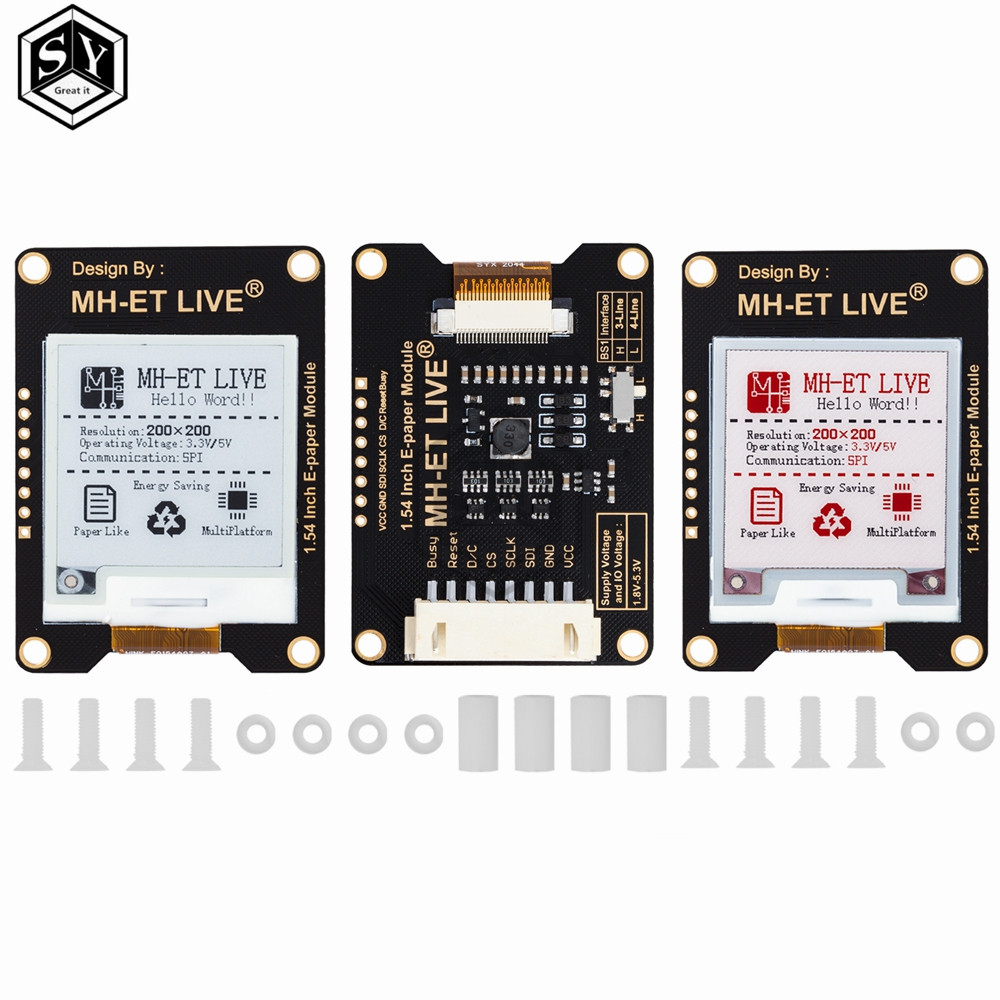 MH-ET LIVE 1.54 Inch Epaper Module E-paper E-Ink EInk Display Screen ...