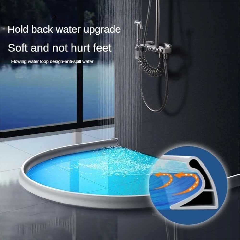 Water Stopper Barrier Bathroom Silicon Toilet Water Holder / Silicone ...