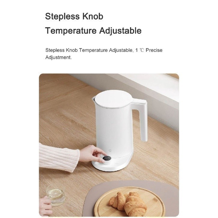 MIJIA Smart Kettle 2 Pro - Teko Air Elektrik 1.7L 1800W - MJJYSH01YM - Gambar 3