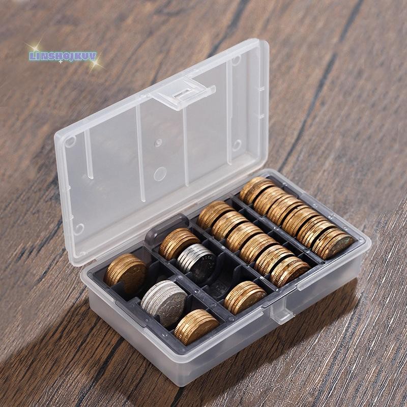 [Aus-t] Coin Box Clear Round Coin Cases Storage Capsules Display Cases ...