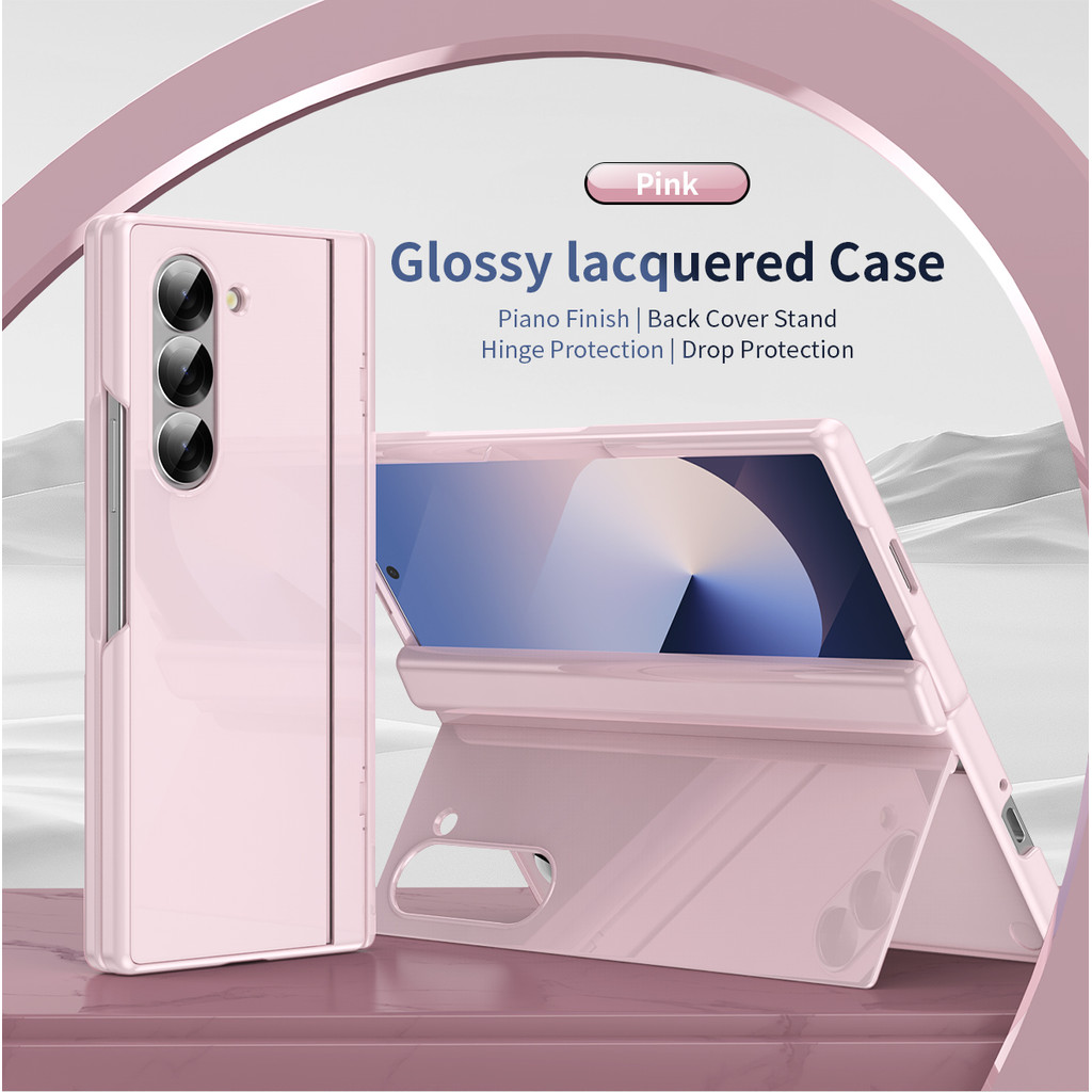 Pink Anti-DROP Casing for Samsung Galaxy Z Fold6 Z Fold5 Fold4 Fold3 ...