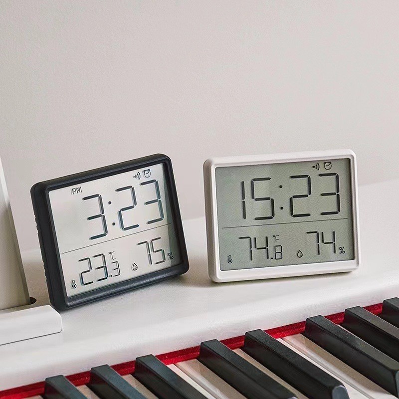 Slim Magnetic Kitchen Clock Simple Digital Clock Wall-Mounted ...