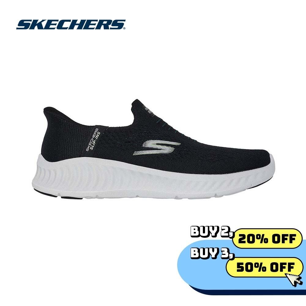 Skechers Men Slip-ins GOwalk Now Sauntered Walking Shoes - 216372-BLK ...
