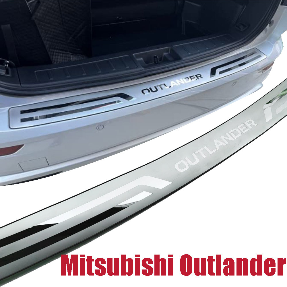 GZBFDHL Carbon Fiber Look 3D Sticker Decal Set For Mitsubishi Outlander 2020-2023 - Front & Rear Emblem Covers