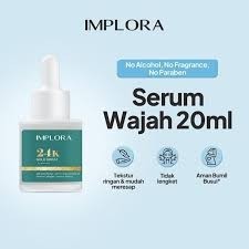 Implora 24K Gold Serum 20ml / Merah Jingga Official - Gambar 2