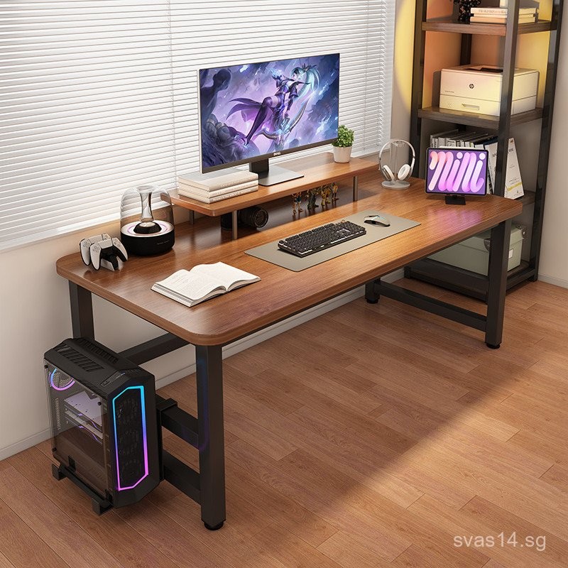 Solid Wood Computer Desk Desktop Home Desk Student Writing Desk Simple ...