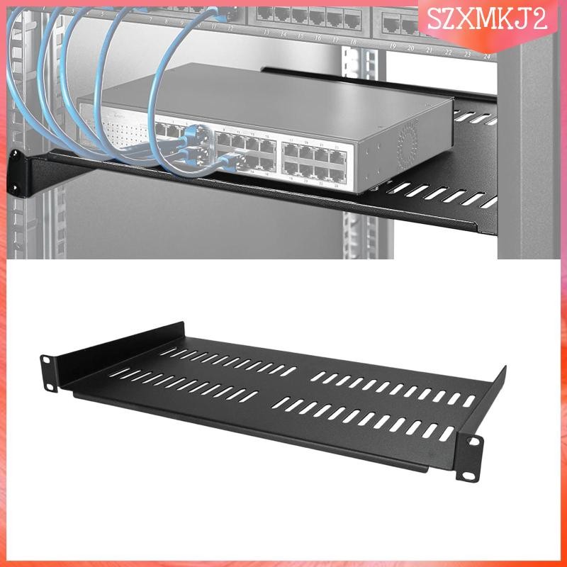 [szxmkj2] 1U Rack 44 lbs/20 kg Steel 1U Server Rack Shelf for Device ...