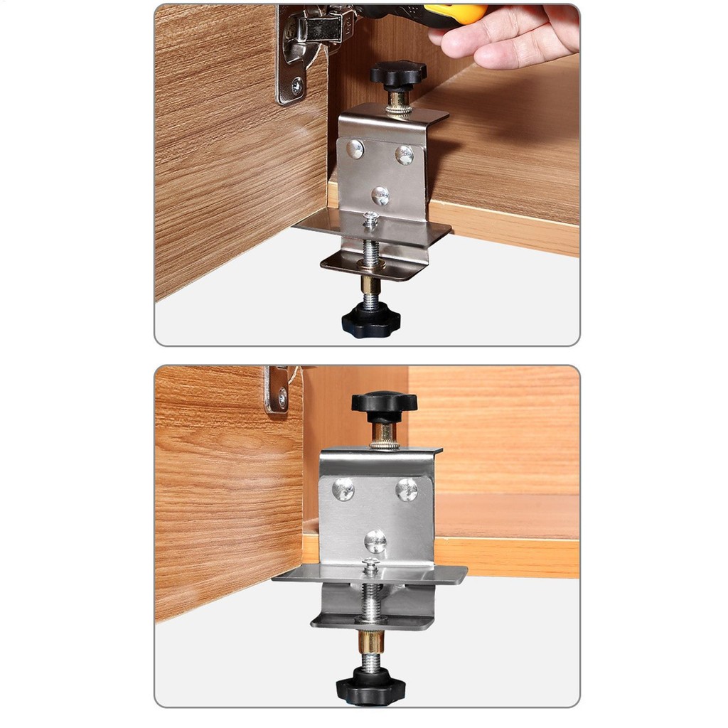 Cabinet Door Installation Jig Tool - Adjustable Positioning Aid For Hinge Mounting & Alignment - View #4
