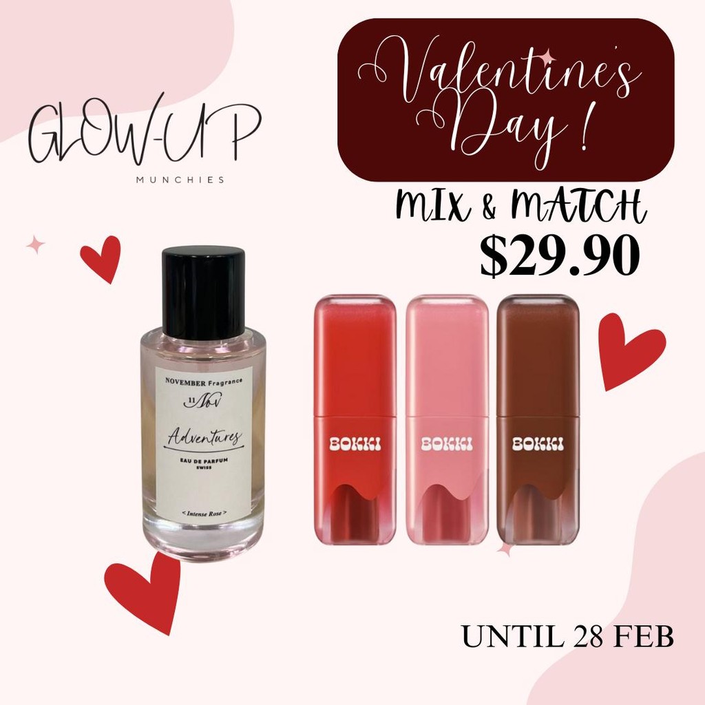 Valentine's Day Gift Set | November Fragrance Extrait De Parfum + Black ...