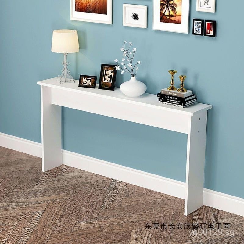 Rectangular Long Table Simple Short Table Narrow Strip Wall Table ...