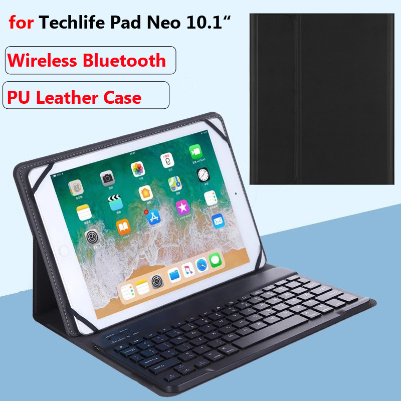 For Techlife Pad Neo Tablet Case 10.1 Inch 2024 Flip Keyboard Case ...