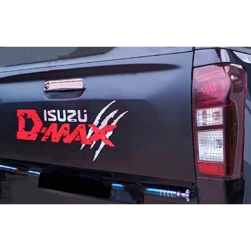 S496 ISUZU DMAX Monster Claw Car Body Tailgate Sticker | Shopee Singapore