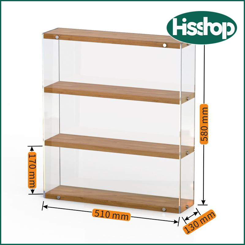 Wall-mounted display box,long model box,multilayer display case,40cm ...