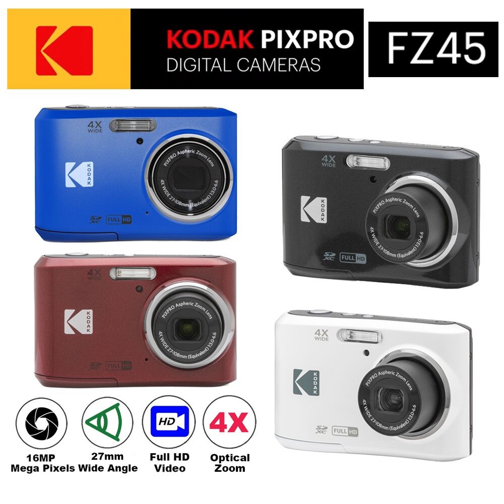 Kodak PIXPRO FZ45 Friendly Zoom Compact Digital Camera Point