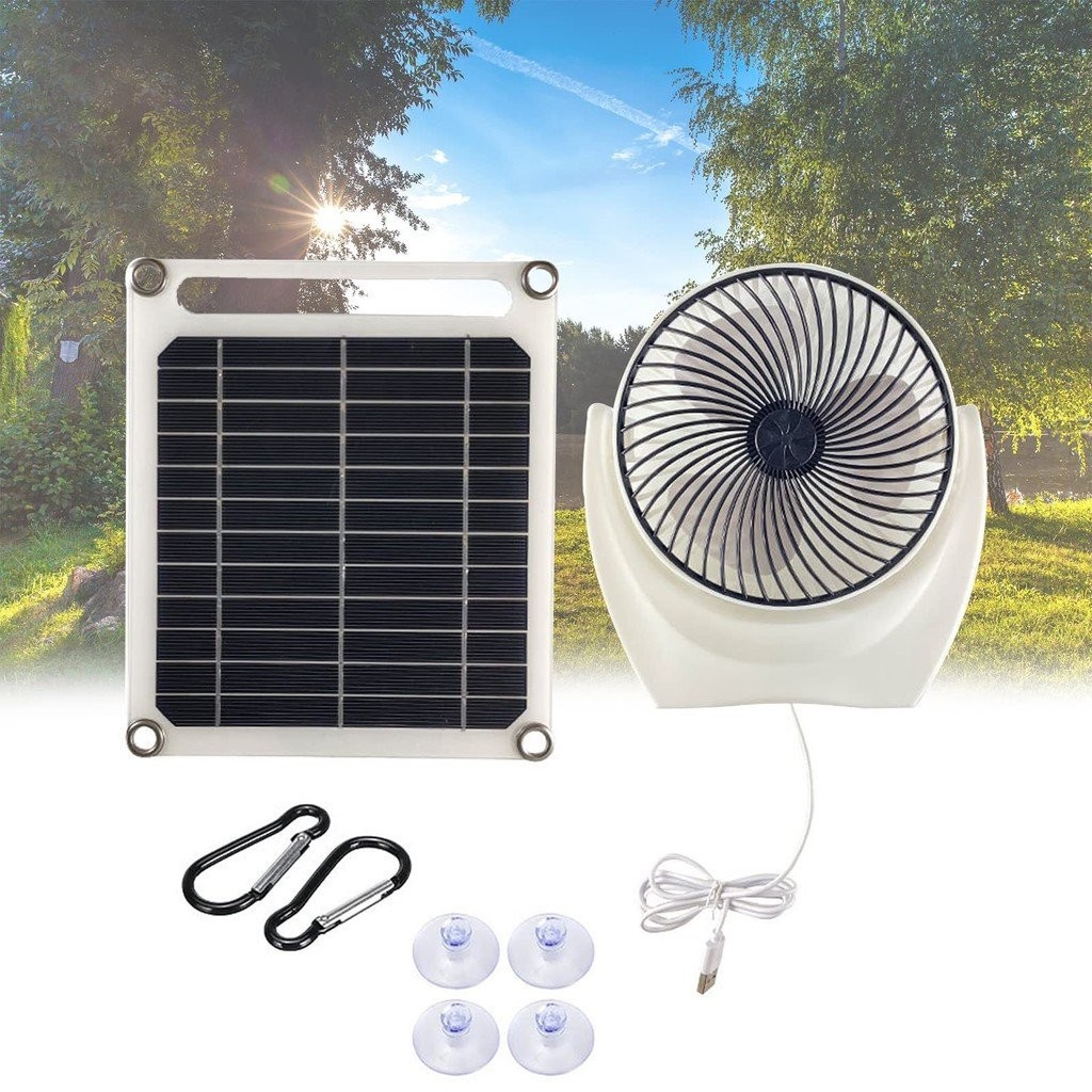 Exclusive for cross-border Solar Pane fan Solar Powered Multi-Function ...