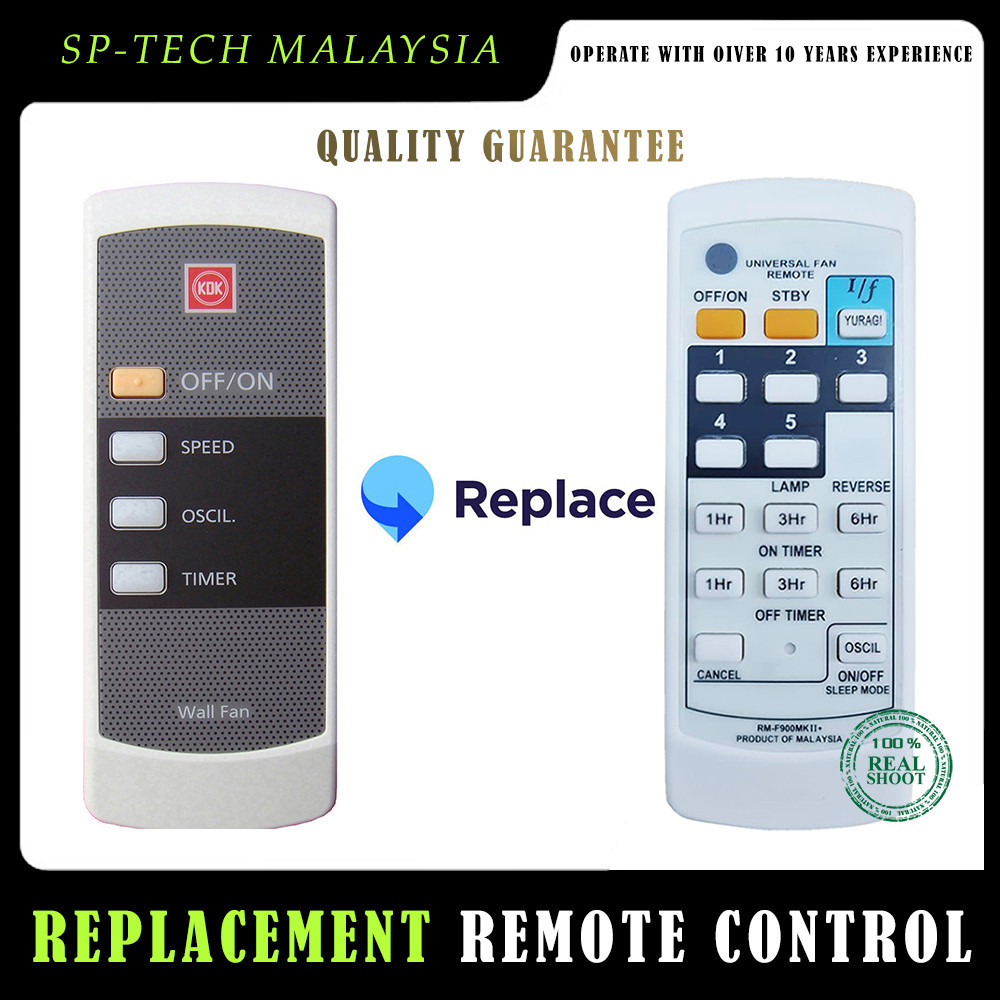 KDK WALL FAN REMOTE CONTROL [REPLACEMENT] | Shopee Singapore