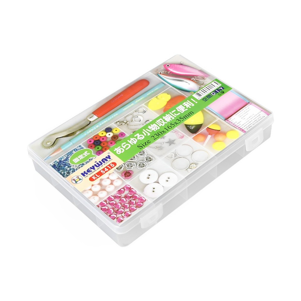 15 Compartment Box Keyway Small Storage Model KL-5415 | Shopee Singapore