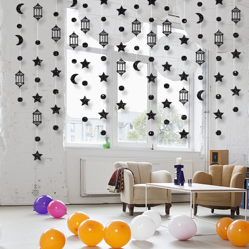Eid Mubarak Decorations Home Decor New 4M Raya Decoration Hanging ...