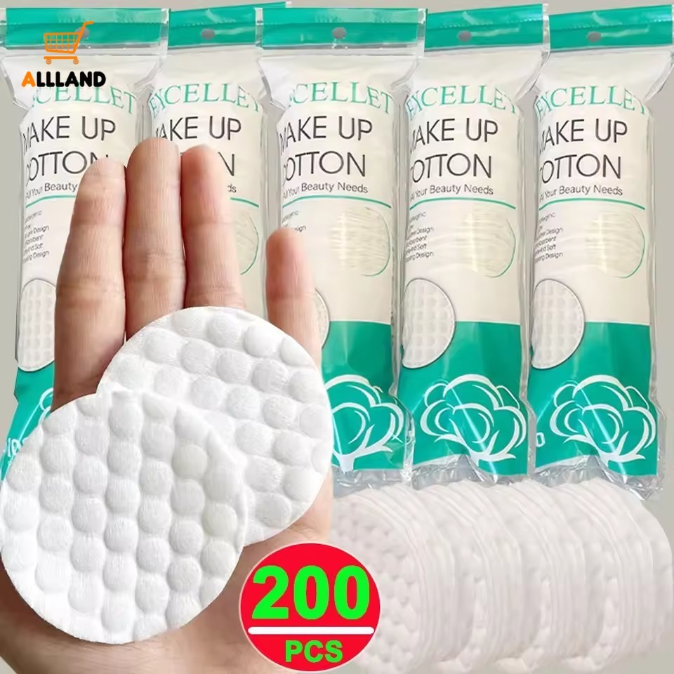 Cotton Pads Disposable Clean Cotton Face Nail Polish Remover Round Soft 