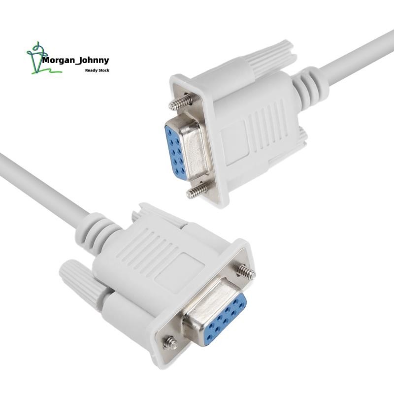 1PC 5ft F / F Serial RS232 Null Modem Cable Female to Female DB9 FTA ...
