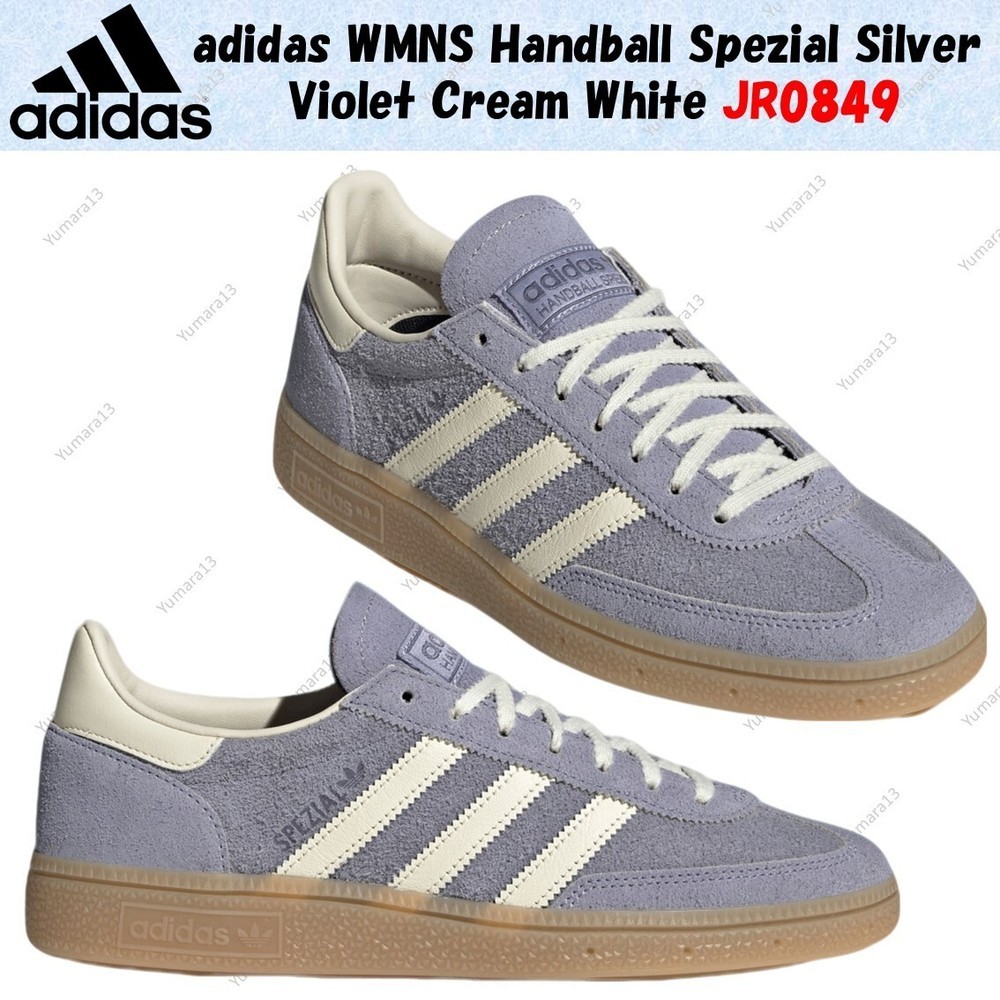 adidas WMNS Handball Spezial Silver Violet Cream White JR0849 Women's ...