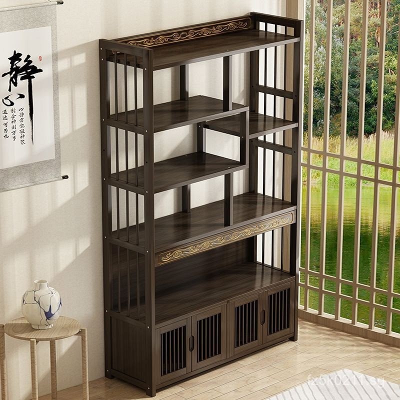 Zhao's Living Room Multi-Treasure Cabinet Floor Display Cabinet Curio ...