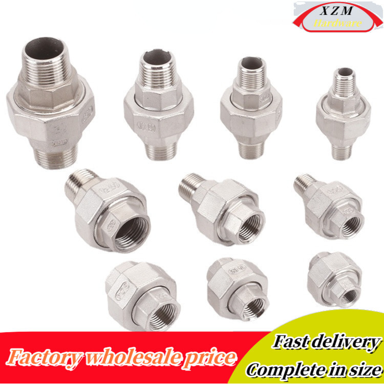 304 Stainless Steel Flat Flexible Joint Double Inner Outer Wire Thread ...