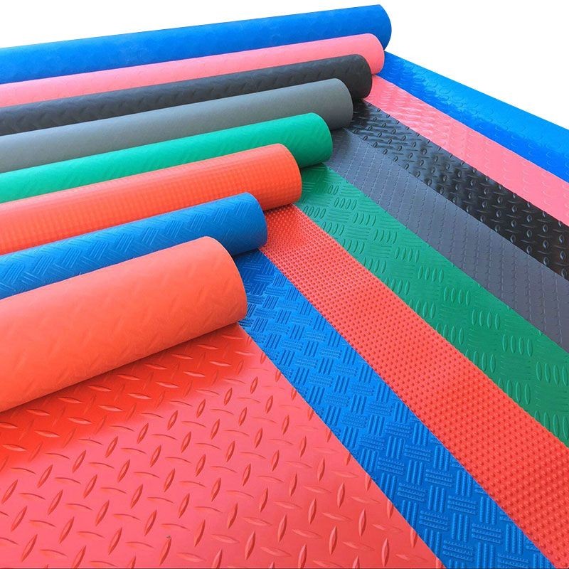PVC rubber waterproof floor mat plastic carpet bathroom kitchen stairs ...