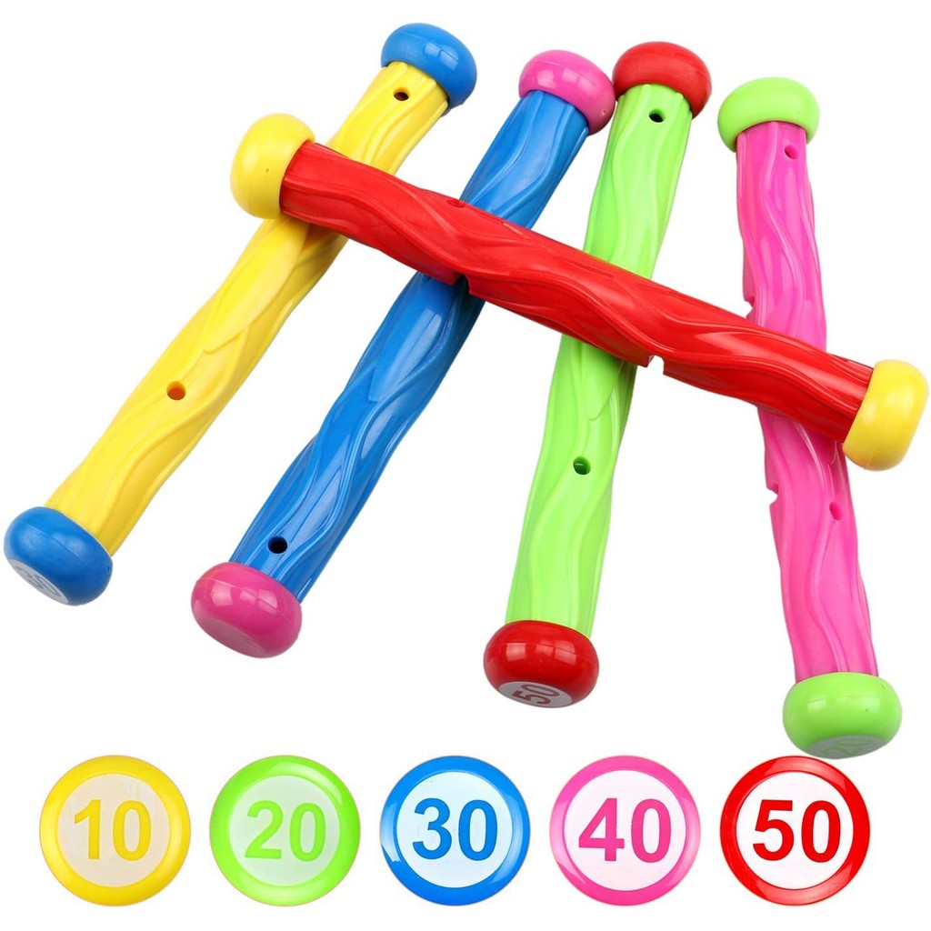 Pool Play Toys Swimming Underwater Play Toys Stick, Ring, Fish toys for ...