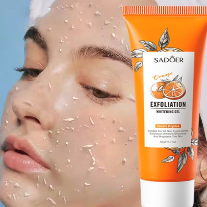 Product image Orange Whitening Exfoliating Gel Brightening Whitening Gentle Exfoliating Remove Chicken Skin Acne Moisturizing Body Care 2