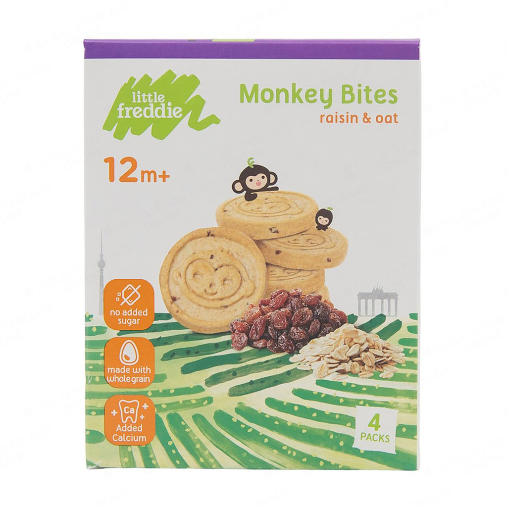 Little Freddie Organic Raisin Biscuit 12 Months 4x20g | Shopee Singapore