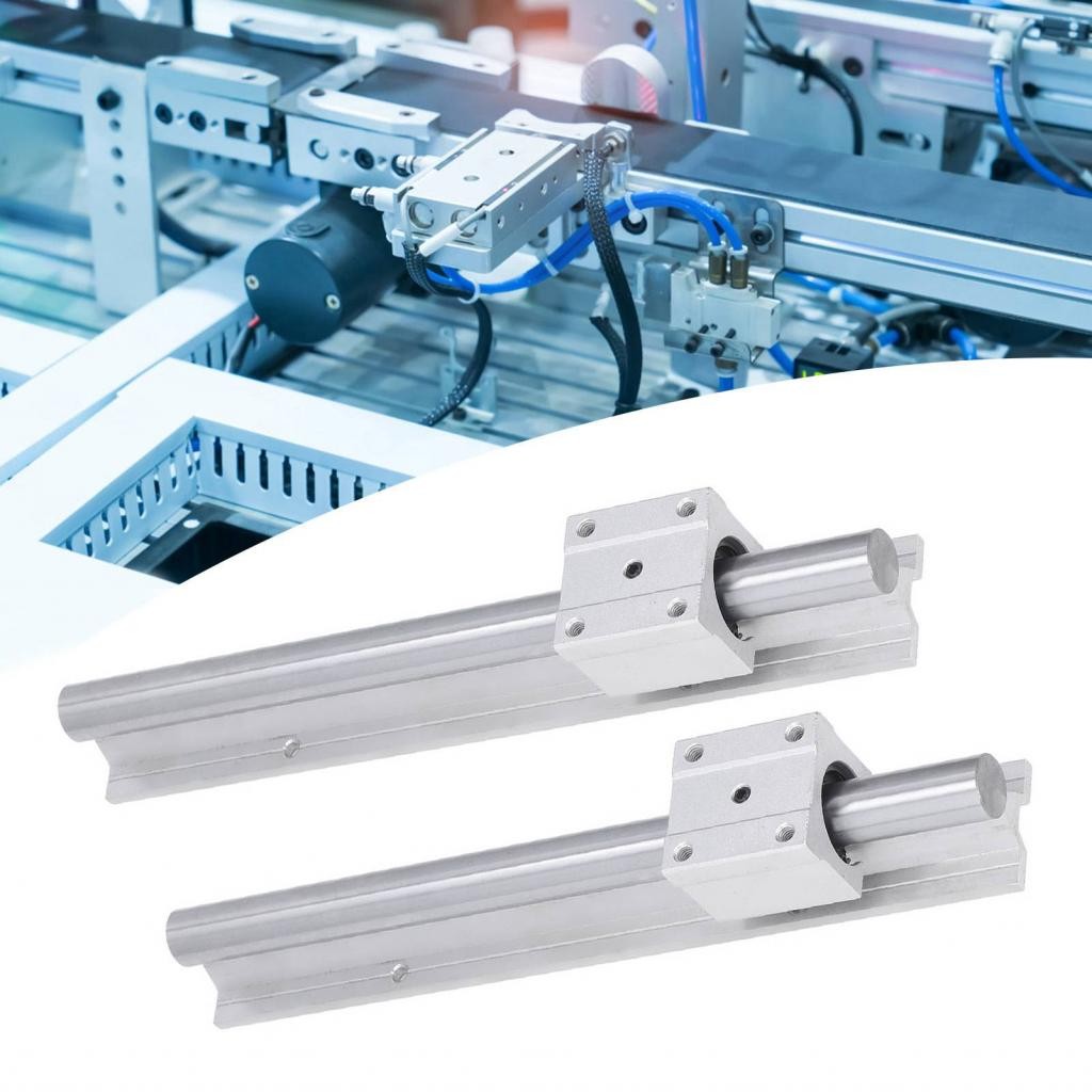 Linear Rail Guide Guideway Rails 300mm Total Length for Machine ...