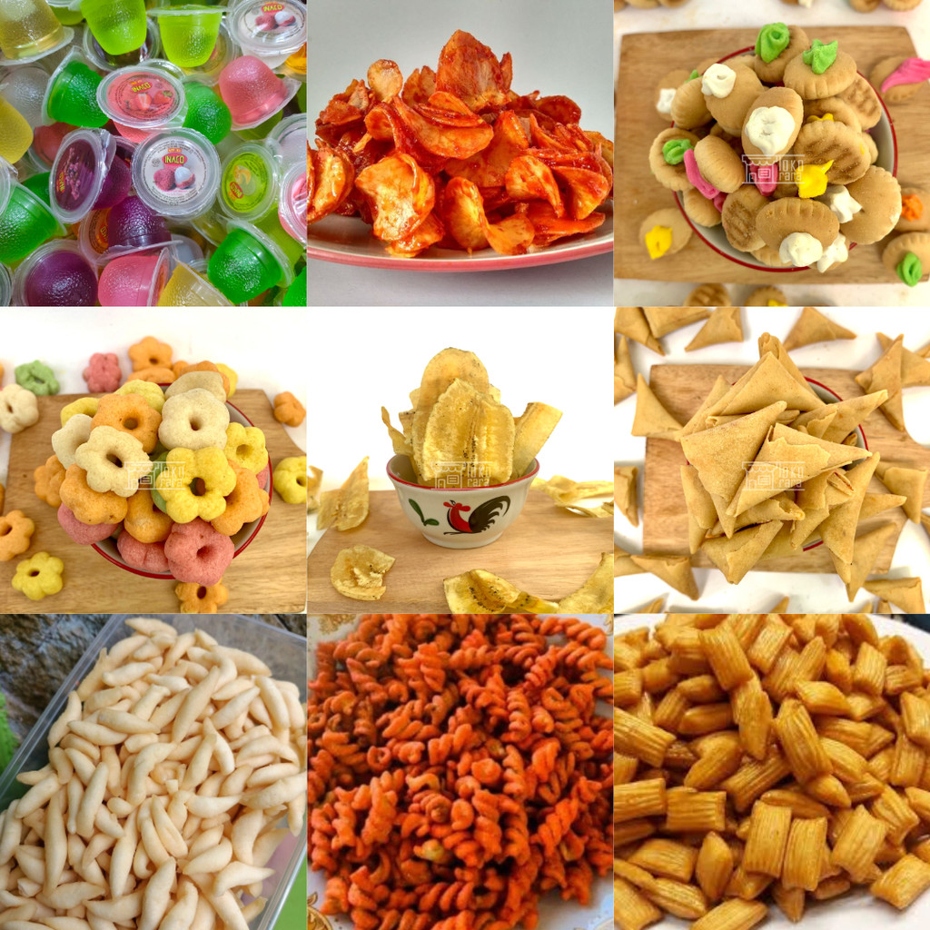 Various Snacks Various Kinds of Snacks Sweet Salted Snacks Packed 500gr ...