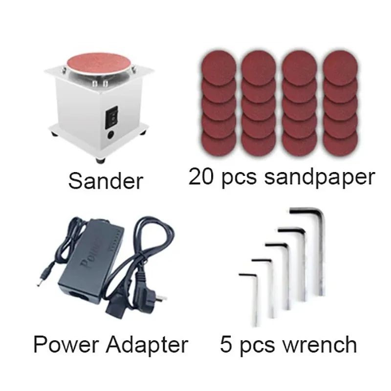 Mini Bench Disc Sander 220V Sanding Roller Electric Edge Sharpener 7 ...
