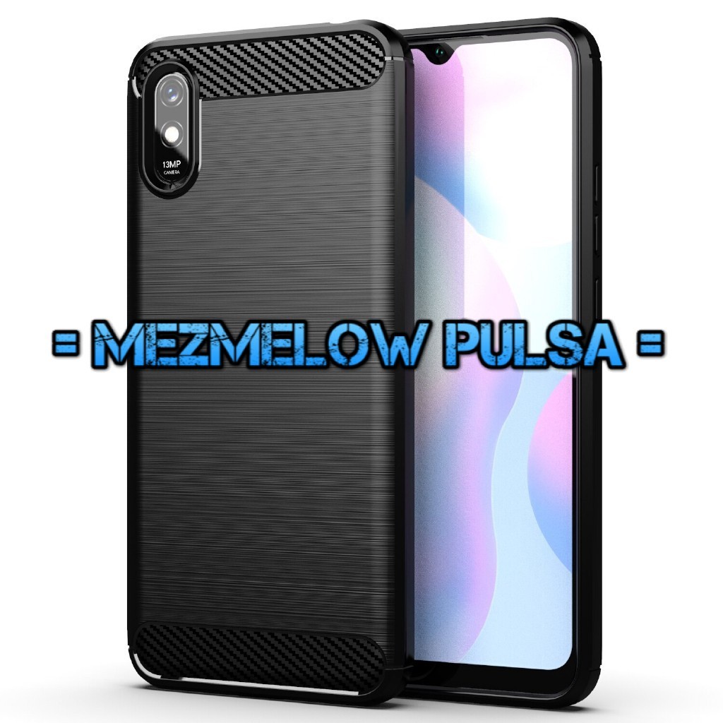 Caseng Softcase Soft Case Fiber Carbon Caseng XIAOMI REDMI 9A - Gambar 2