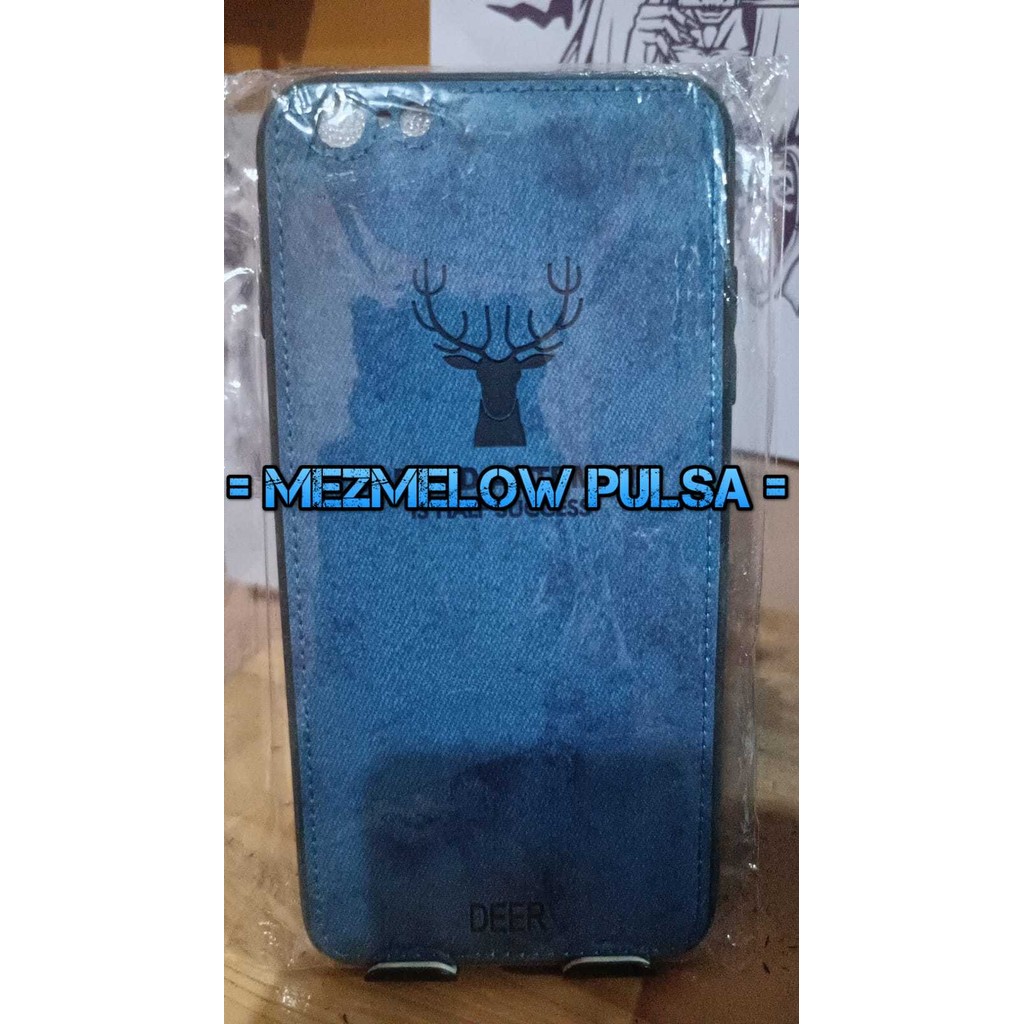 Hard Case Casing Bahan Kain Kanvas Leather Case IPHONE 6 PLUS / IPHONE 6S PLUS - Gambar 2