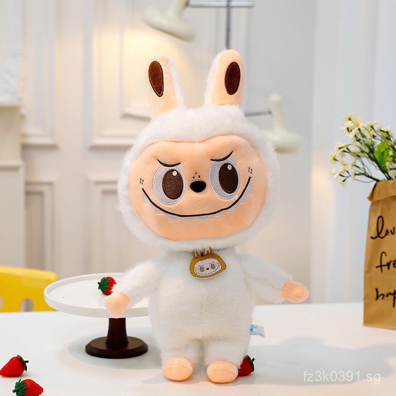Birthday Gift Labubu Plush Toy Doll Cute Monster Pop Mart Funny Labubu ...