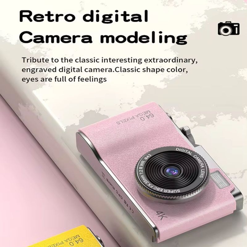 LK003 4k Digital Camera for Photography Vlogging Flash Video CCD